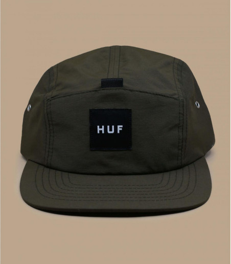 Nylon Stash pocket 5Panel olive Huf